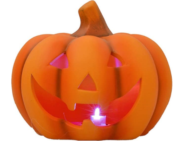 Zucca Con Illuminazione LED RGB Zucca Di Halloween ornamento decorazione 3