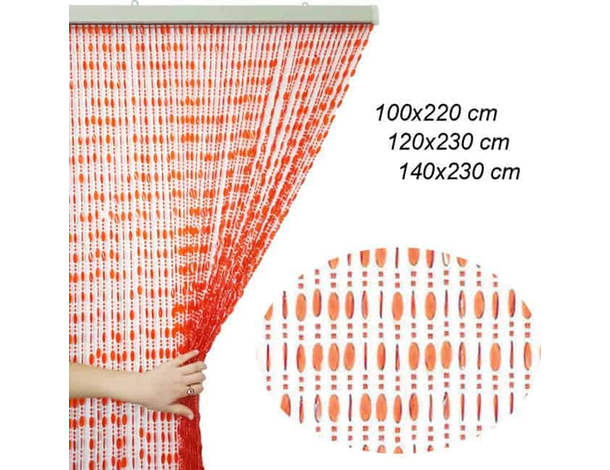 Tenda Antimosche Anti Insetti Porta Finestra con Fili e Perline in PVC 3 Misure
