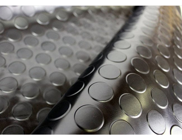 Tappeto gomma antiscivolo copri pavimento bollo bullonato 1,2x10 m No pvc 4