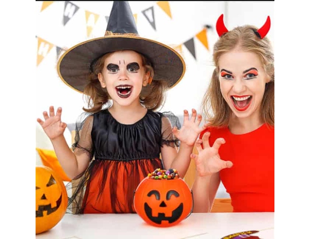 12 Pcs Secchiello Per Caramelle Portatile Zucche Decorazioni Bambino...