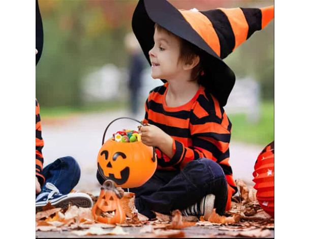 6 Pcs Secchiello Per Caramelle con luce led Portatile Zucche Decorazioni...