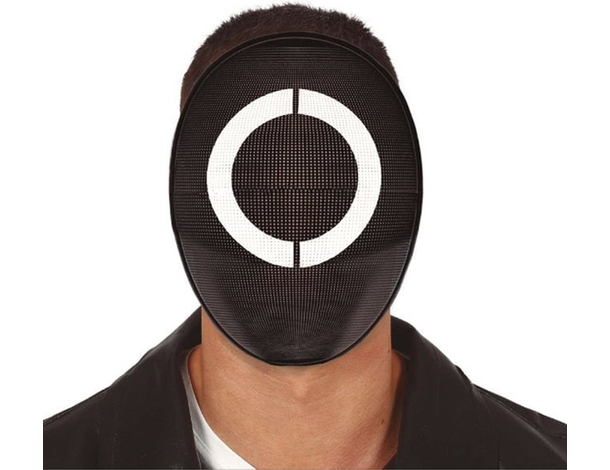 Maschera di SQUID GAME per Halloween Guardia Cerchio Quadrato Triangolo...