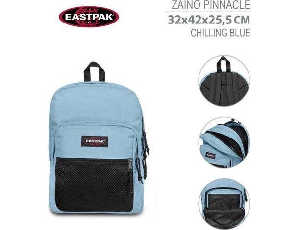 Zaino EASTPAK Pinnacle nuovo scuola e tempo libero 42x32x25cm vari colori...