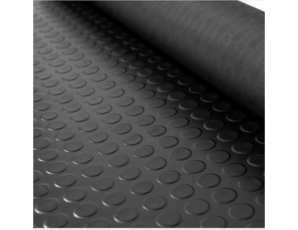 Tappeto gomma antiscivolo copri pavimento bollo bullonato 1,2x10 m No pvc 3