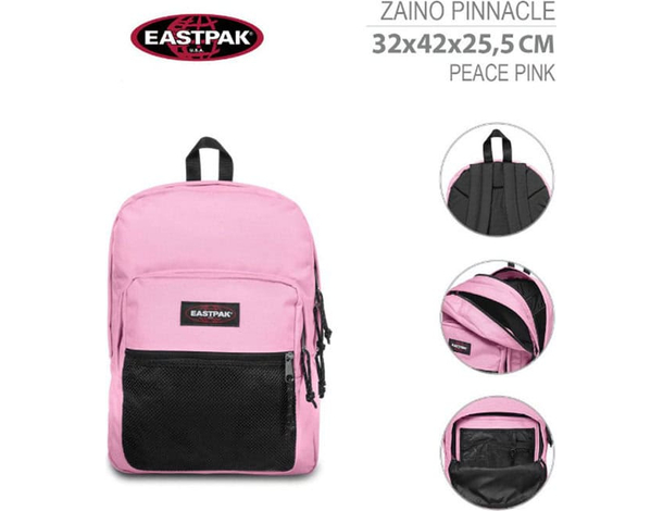 Zaino EASTPAK Pinnacle nuovo scuola e tempo libero 42x32x25cm vari colori...