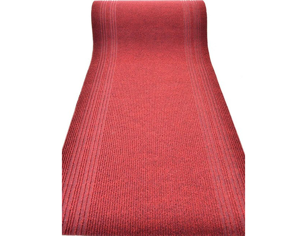 Moquette Passatoia in polipropilene 67cm x 25m spess. 8mm per eventi rossa 6