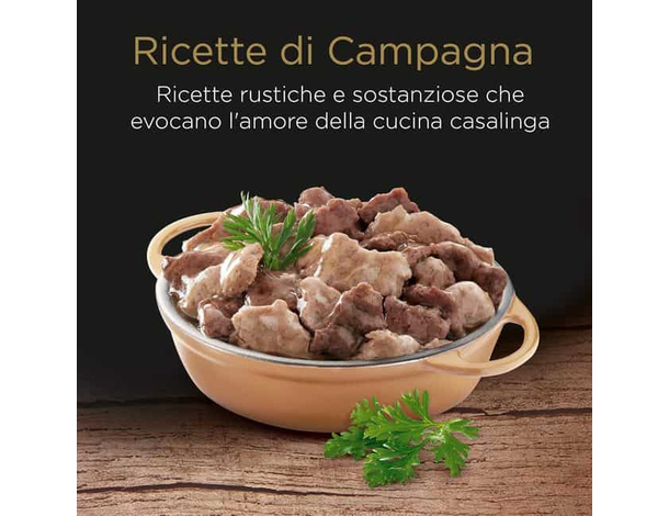 Cesar Ricette di Campagna Cibo per Cani Manzo e Tacchino - 14 Vaschette da...