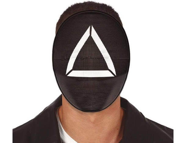 Maschera di SQUID GAME per Halloween Guardia Cerchio Quadrato Triangolo...
