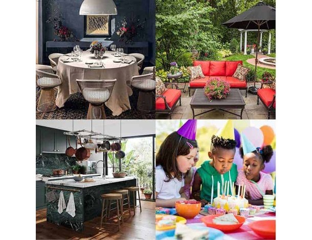 Tovaglia Antimacchia in Poliestere Rettangolare bianca cucina + fermatovaglia...