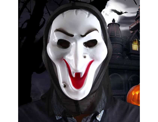 Maschera carnevale Halloween horror feste fantasma Spaventosa no cappuccio 3