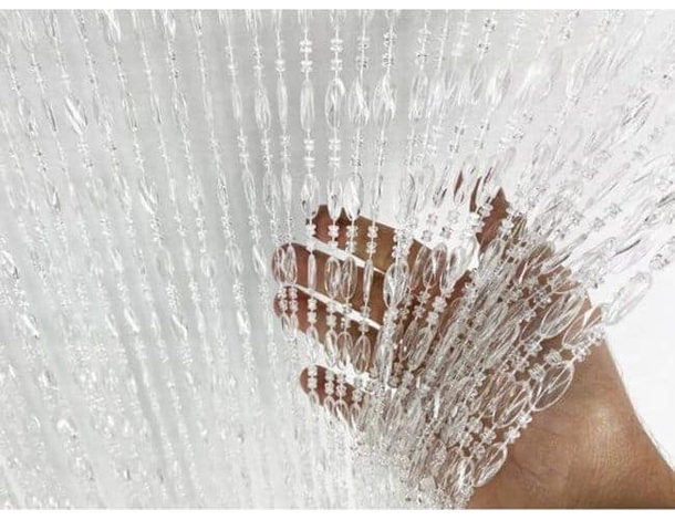 Tenda Antimosche Anti Insetti Porta Finestra con Fili e Perline in PVC 3...