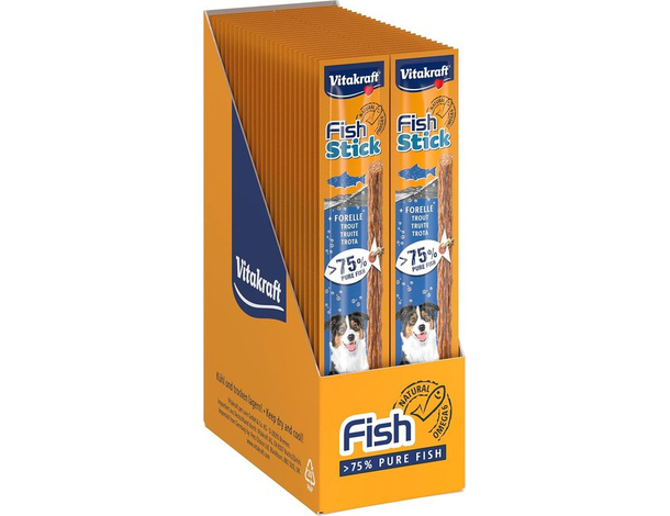 Fish Stick per cani bastoncini al pesce senza zuccheri con omega-6 salmone o...
