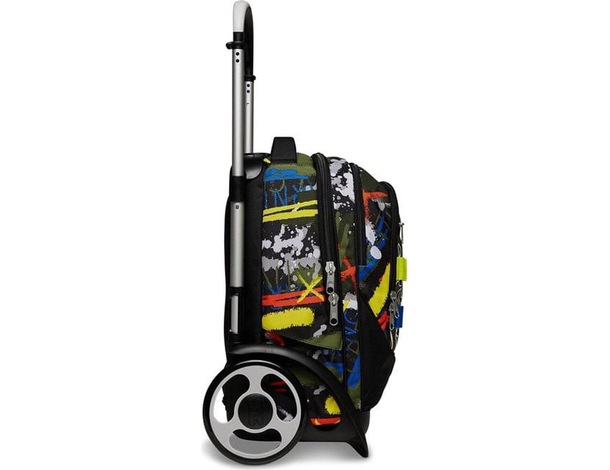Zaino Trolley Tyre Fluo Belts 2 Maxi ruote Seven per scuola zaino sganciabile...