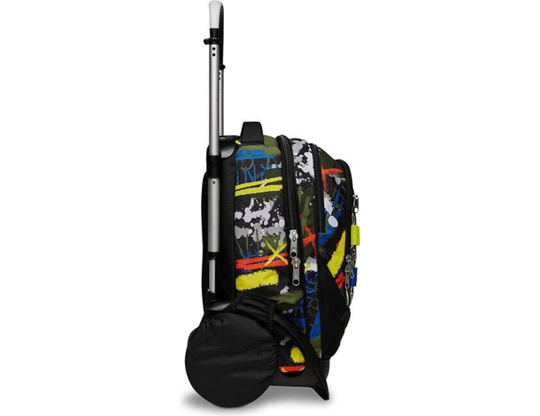 Zaino Trolley Tyre Fluo Belts 2 Maxi ruote Seven per scuola zaino sganciabile...