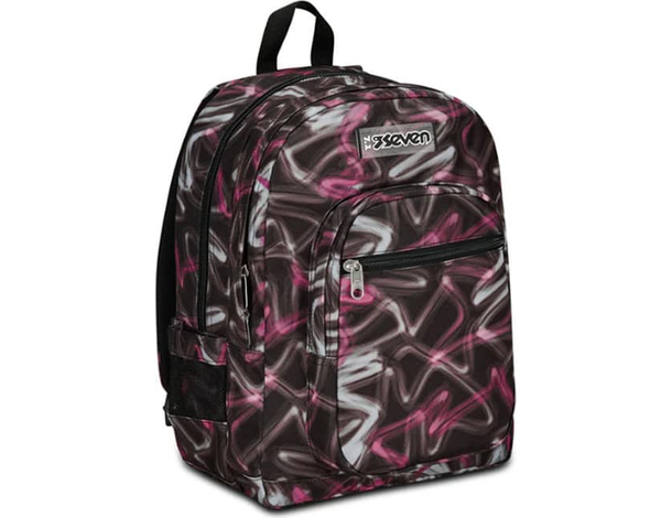 Seven Zaino Scuola Doppio Scomparto Freethink Girl - Rosa violet 33x44x20 cm