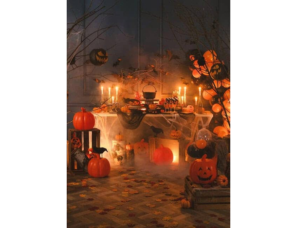 Zucca Con Illuminazione a LED Di Halloween per Ingresso Di Casa decorazione...