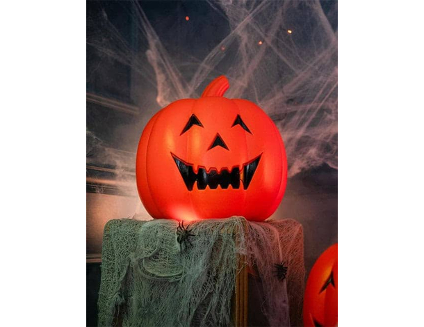 Zucca Con Illuminazione a LED Di Halloween per Ingresso Di Casa decorazione...