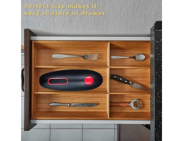 Apriscatole elettrico Hoomei HM-6152: compatto, sicuro e facile da usare per...