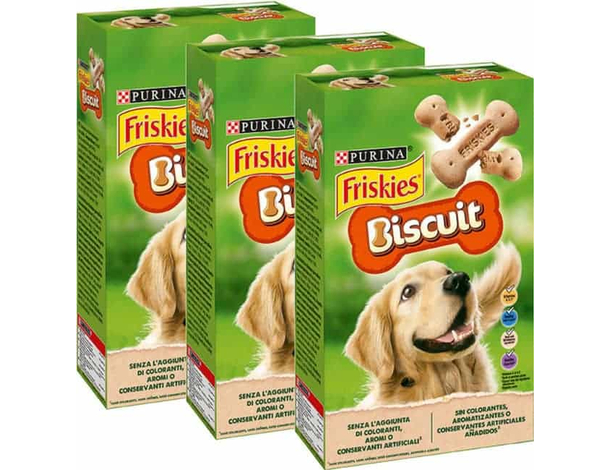Biscotti FRISKIES al forno per cani: snack croccanti, ricchi di vitamine che...