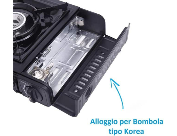 Fornello a Gas Butano Portatile da Esterno - Leggero, Compatto, con...