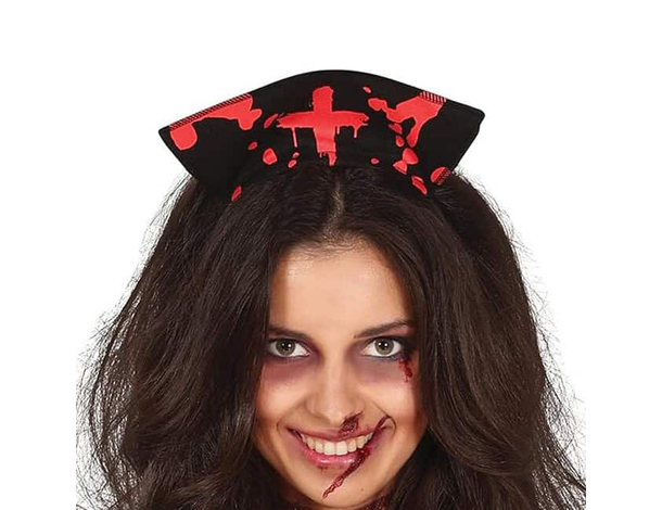 Costume infermiera zombie per Halloween e Carnevale, vestito insanguinato e...