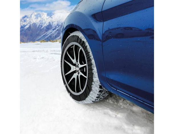 Calze da neve in tessuto per pneumatici omologate EN16662-1, montaggio...