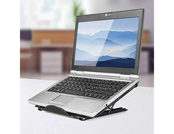 Supporto Regolabile per Laptop 10-15 Pollici, Design a Rete in Metallo, 6...