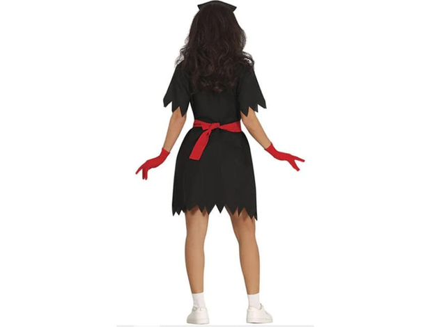 Costume infermiera zombie per Halloween e Carnevale, vestito insanguinato e...