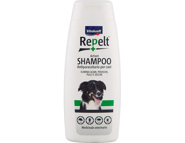 Vitakraft Repelt Shampoo Antiparassitario per cani: efficace contro pulci,...