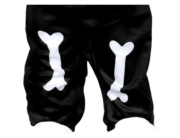 Costume Coniglio Scheletro Neonati 12-24 mesi - Tuta Con Cappuccio, Perfetto...