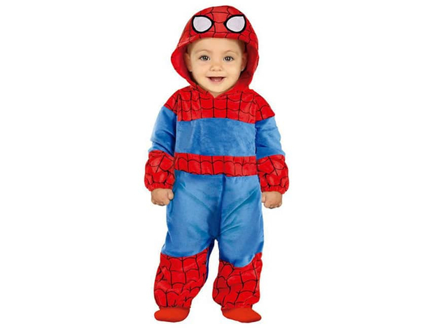 Costume Spiderman Neonato 12-24 mesi per Carnevale e Halloween - Tuta con...