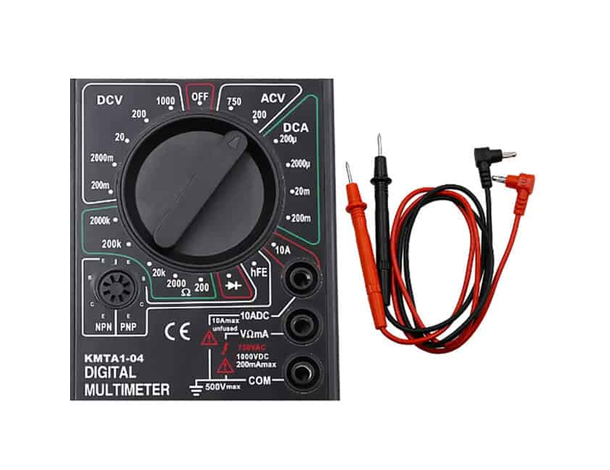 Multimetro Digitale Multifunzionale: Voltmetro, Amperometro e Ohmmetro per...