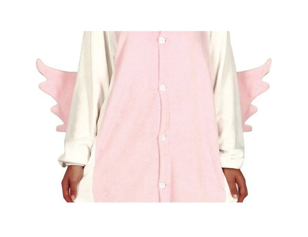 Costume unicorno rosa Kigurumi per Halloween e Carnevale, comodo e originale....