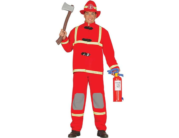 Costume da Pompiere per Adulti Fantastico per Carnevale, Halloween e Feste a...