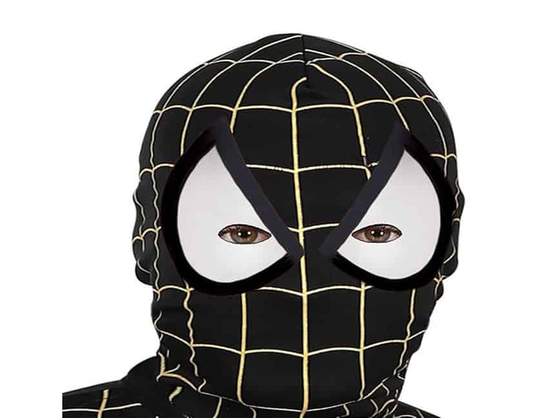Costume da Spiderman Nero per Adulti, Perfetto per Carnevale e Feste a Tema -...