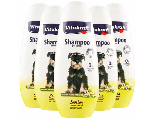 Shampoo Senior Vitakraft con Tea Tree Oil: pulizia e nutrimento per cani...