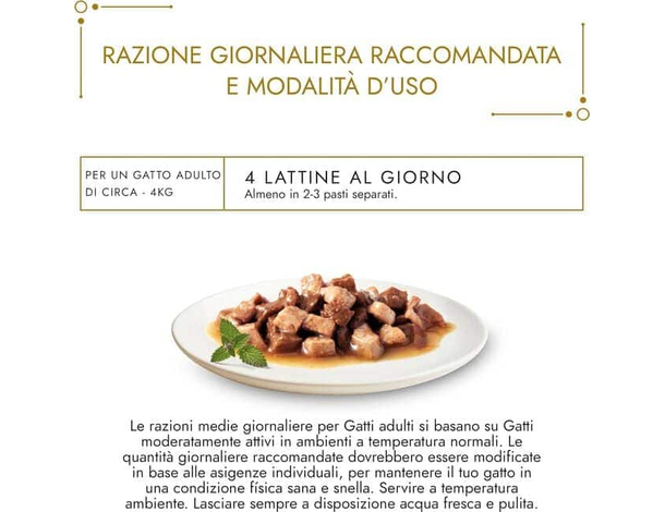 Purina Gourmet Gold Dadini in Salsa Umido Gatto con Pollo e Fegato, 24...