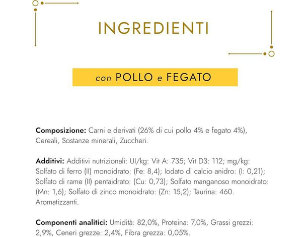 Purina Gourmet Gold Dadini in Salsa Umido Gatto con Pollo e Fegato, 24...