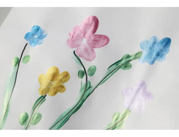 Colori a dita 6 da 75 ml tempera in tubetti per bambini lavabili vari colori...