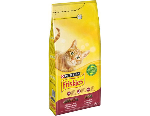 Friskies per gatti adulti: crocchette nutrienti senza conservanti, ideali per...
