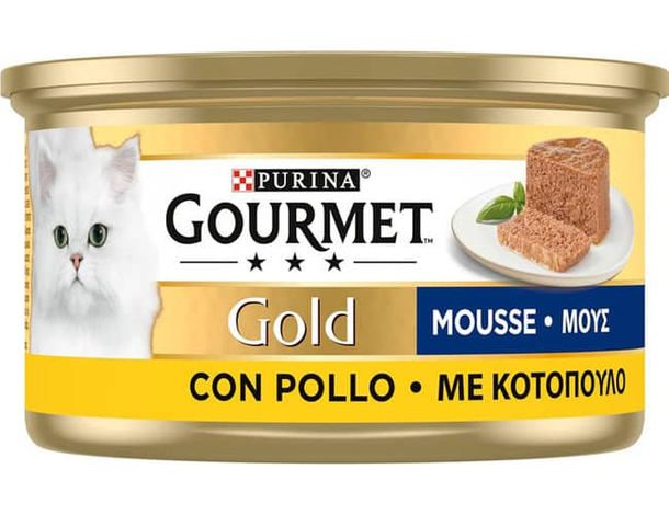 Purina Gourmet Gold Mousse per Gatti con Pollo, 24 Lattine da 85 g 2