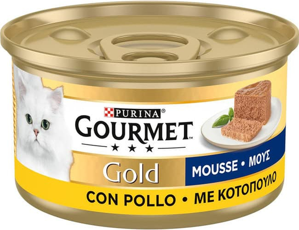 Purina Gourmet Gold Mousse per Gatti con Pollo, 24 Lattine da 85 g 3