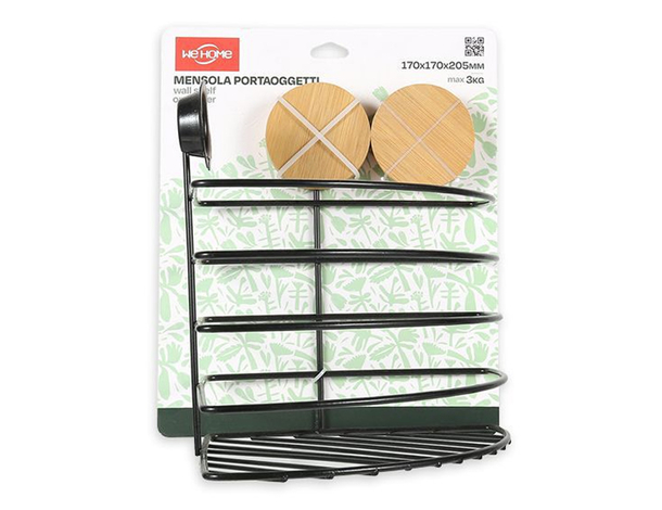 Mensola Angolare, scaffale da Bagno Doccia, Portaoggetti sapone Shampoo...