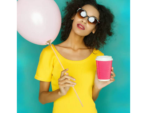 Bastoncini per Palloncini in Carta Avana Biodegradabile, Set 100 Pezzi,...