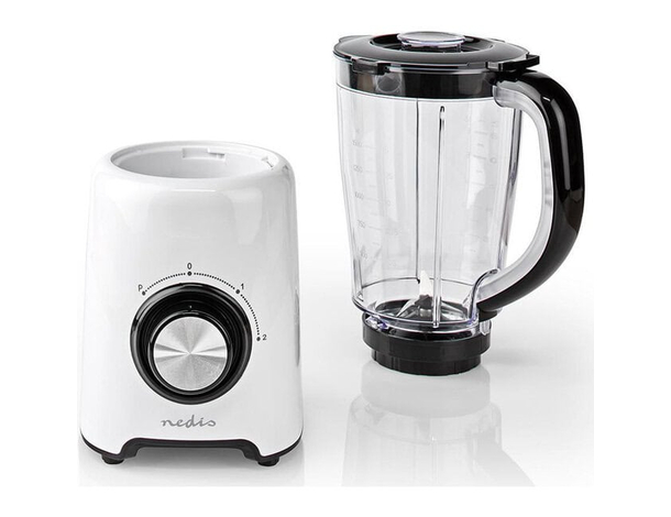 Frullatore Nedis 800W, brocca 1,5L, 2 velocità, lame in acciaio inox, design...