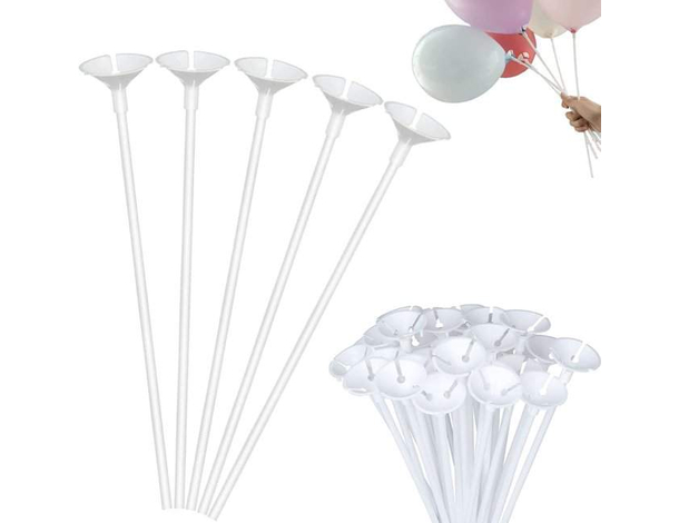 Bastoncini per Palloncini in Carta Biodegradabile, Set 100 Pezzi, Ecologici e...