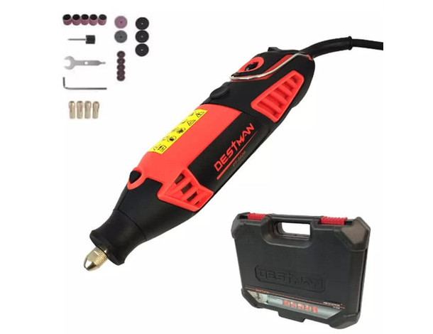 Smerigliatrice mini elettrica Destman DT-5520, 240W: precisione, 6 velocità,...
