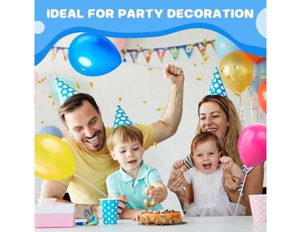 Bastoncini per Palloncini in Carta Biodegradabile, Set 100 Pezzi, Ecologici e...