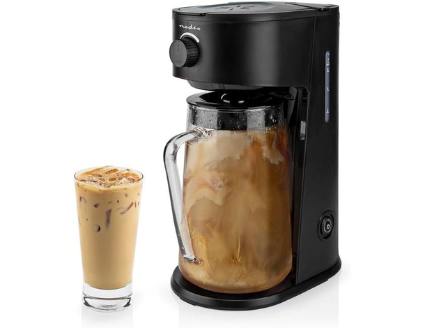 Macchina 2 in 1 per Caffè e Tè Freddo Nedis: 700W, barattolo 2.5L, pronta in...
