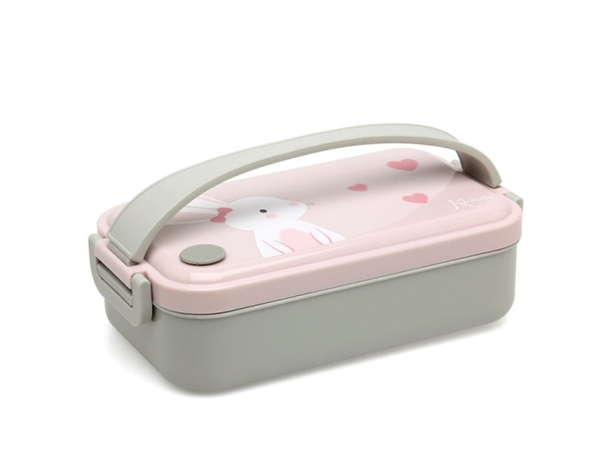 Kiokids Contenitore Di Pranzo In Acciaio Inossidabile, da 550ml, Coniglietto...